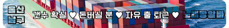 울산 남구 노래방알바
